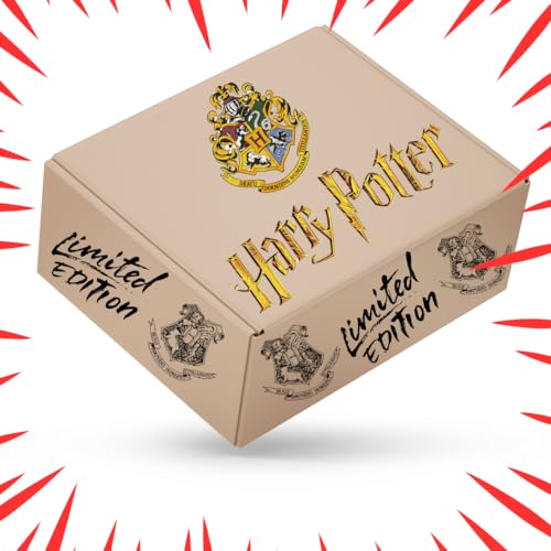 [Themen-Box] Harry Potter - Exklusive Magier Box/Merchbox für Zauberneulinge, Hexen und Zauberer, Harry Potter Geschenkidee für Groß und Klein
