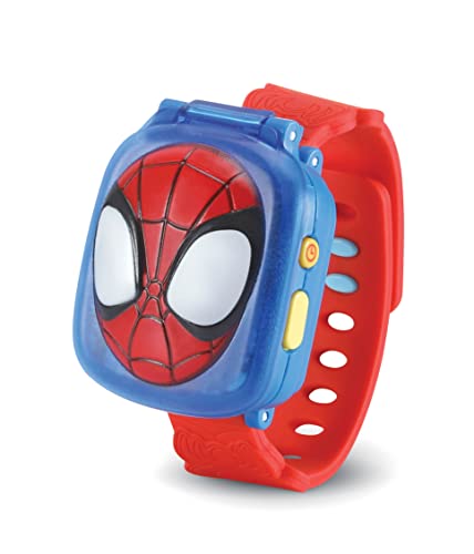 VTech Spidey Lernuhr – Kinderuhr mit Timer, Stoppuhr und Spielen