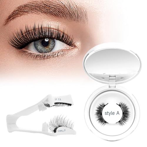 Higu clace Magnetische Wimpern,Magnet Wimpern Ohne Eyeliner,Magnetische Wimpern mit Applikator,Wimpern Magnetisch Natürlicher Look,Kein Kleber erforderlich Wimpern Magnetic(KIT-A)