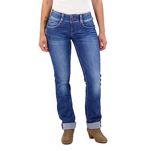 Pepe Jeans Damen Gen Straight Jeans, 000denim (D45), 29W / 32L