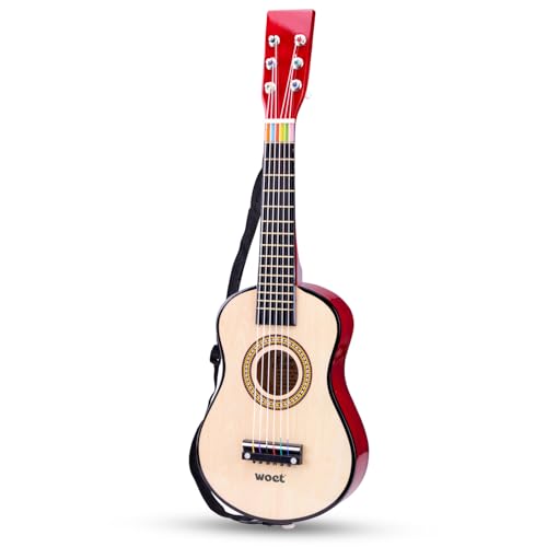 New Classic Toys - 10344 - Musikinstrument - Spielzeug Holzgitarre - Naturel