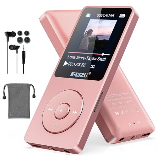 RUIZU 64GB MP3 Player with Bluetooth 5.3, 1.8