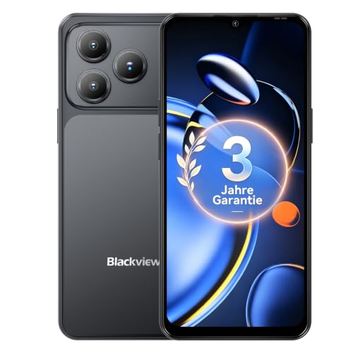 Blackview Smartphone Ohne Vertrag, Android 16 Smartphones 32MP+13MP KI Kamera, 16GB+64GB/2TB, 6.56