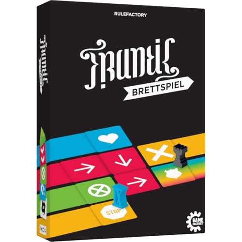 Game Factory 646076 Frantic Brettspiel, das hinterhältige Laufspiel, fieses Gesellschaftsspiel für 2-6 Personen ab 12 Jahren