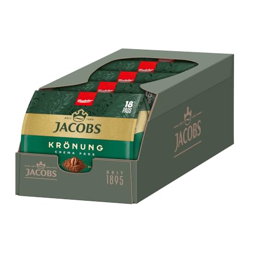 Jacobs Pads Crema, Senseo kompatible Pads, 5 x 18 Getränke, 90 Kaffeepads