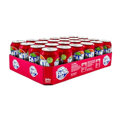 Fanta Strawberry & Kiwi 24 x 330ml Geschmack Erdbeere Kiwi inkl. 6 € Pfand