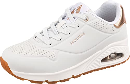 Skechers Damen UNO-GOLDEN AIR Sneakers, White, 37 EU