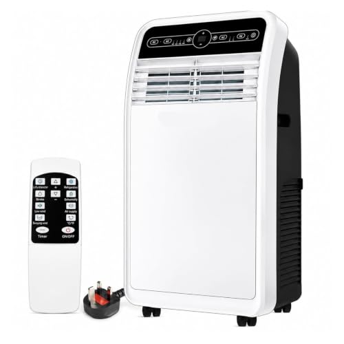 18000 BTU Tragbare Klimaanlage, 3-in-1-Kühler, Luftentfeuchter und Ventilator mit 24-Stunden-Timer und Fernbedienung
