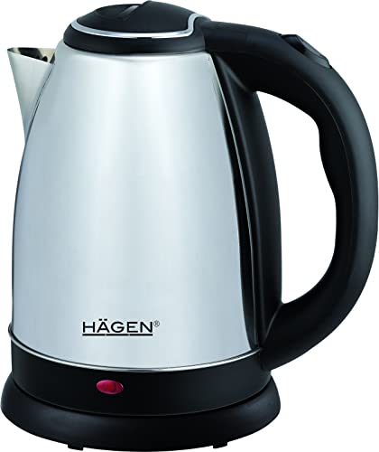 Hagen - Edelstahl - Elektrischer - Kabelloser Wasserkocher - 1.8L HAGEN HA5525-SIL-Silver