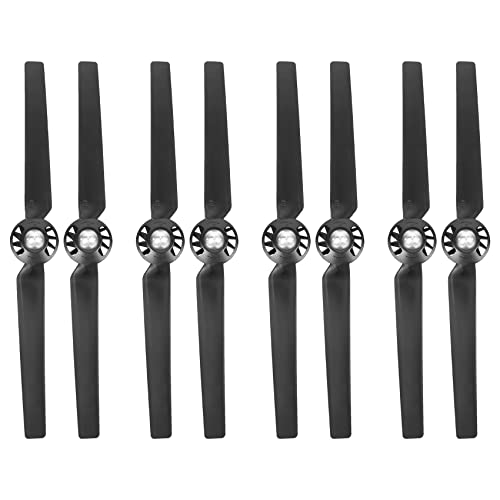 Orolotay 8 StüCke Propeller für Yuneec Q500 Typhoon 4 Karat Kamera Drone Teile Schnell Verschluss Selbst Hemmend Requisiten Klinge (Schwarz)