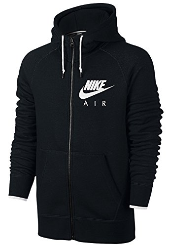 Nike AW77 FLC FZ HDY-Air HRTG - Herren-Sweatshirt M schwarz/weiß