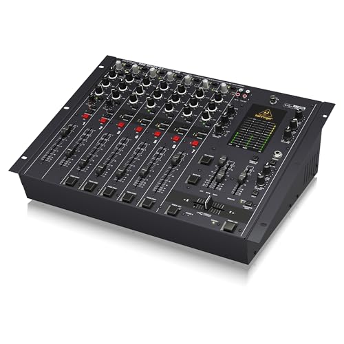 Behringer PRO MIXER DX2000USB Professioneller 7-Kanal-DJ-Mixer mit INFINIUM „kontaktfreiem“ VCA-Crossfader und USB/Audio-Schnittstelle