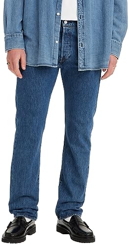 Levi's Herren 501 Original Fit Jeans Jeans, Stonewash, 32W / 32L