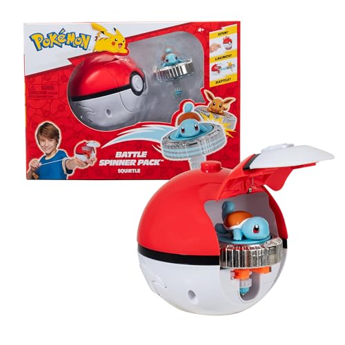 Pokémon PKW4400 - Battle Spinner - Schiggy, offizielles Spielset
