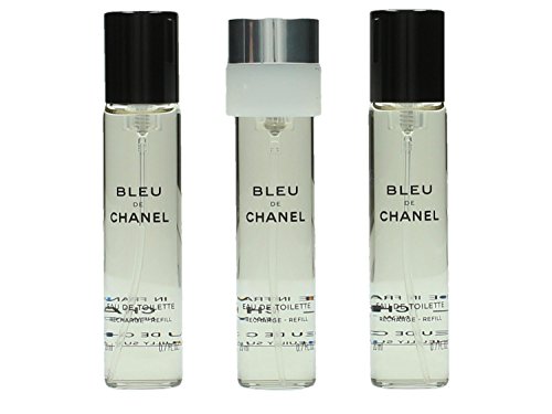 Chanel Bleu de Chanel von Chanel – Eau de Toilette EDT – Spray 3 x 20 ml