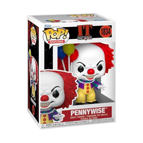 Funko Pop! Movies: IT – Pennywise (1990) – Sammler-Vinylfigur – Geschenkidee – Offizielles Merchandise – Spielzeug für Kinder und Erwachsene – Horrorfans – Modellfigur für Sammler
