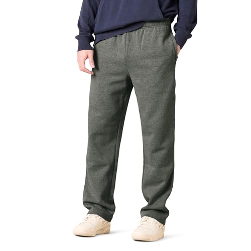 Amazon Essentials Men's Fleece Sweatpant, Light Grey Heather, Large