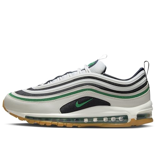 Nike Air Max 97 Unisex Sneaker Farbe: Hellgrau/Grün/Dunkelblau (021); Größe: EUR 42.5 | US 9 | UK 8