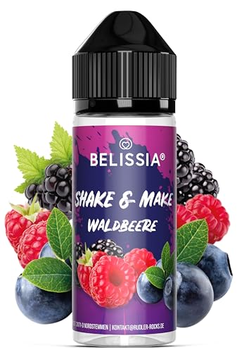 Belissia Shake and Make - Waldbeere - Hochdosiertes Lebensmittel Aroma 10ml mit praktischer Schüttelflasche zum mischen. Für Lebensmittel, Kochen, Backen, Hobby, Raumerfrischung uvm.