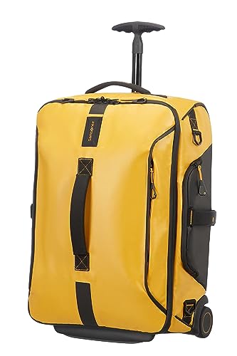 Samsonite Paradiver Light - Reisetasche/Rucksack mit 2 Rollen S, 55 cm, 51 L, Gelb