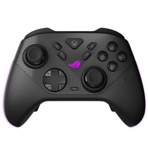 ASUS ROG Raikiri II Xbox Wireless Gaming Controller (TMR-Joysticks, Polling-Rate 1KHz im PC-Modus, vier Tasten auf der Rückseite, Dual-Mode-Trigger, Micro-Switch-Tasten, 2,4GHz Funk, Bluetooth, USB-C)