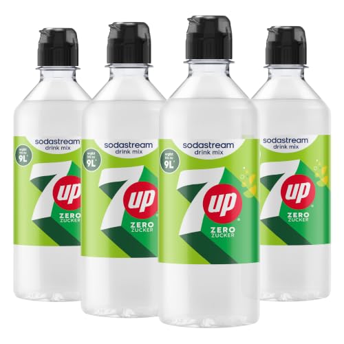 SodaStream drink mix 7UP Zero Zucker, 4er Pack (4 x 440 ml)