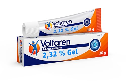 Voltaren Schmerzgel forte 23,2 mg/g Gel mit Diclofenac bei akuten Rückenschmerzen, Muskelschmerzen und Gelenkschmerzen, Diclofenac Schmerzgel, 30g
