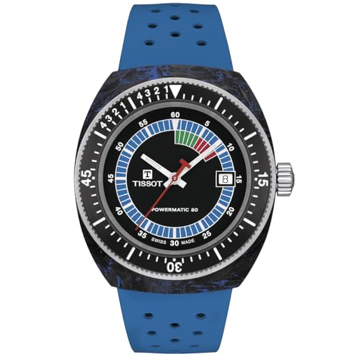Tissot Herren Analog Automatik Armbanduhr Sideral S Powermatic 80 Swiss Made