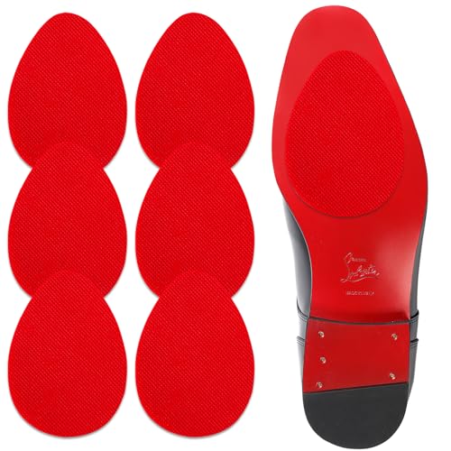 Ashoesert Red Bottoms Schuhsohlenschutz, Ersatz für Louboutin-Schuhe, selbstklebender roter Bodenschutz für Christian Louboutin Schuhe