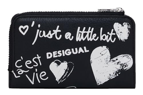 Desigual Geldbörse Mone Seshat Emma 2.0 Wallet Black schwarz