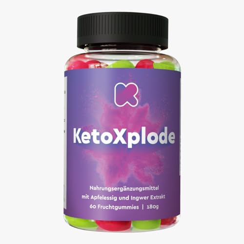 Ketoxplode Gummibärchen - Keto Gummies - 1 x 60 Fruchtgummies Keto Diät Gummibären - Fruchtgummis - Gummibärchen Keto