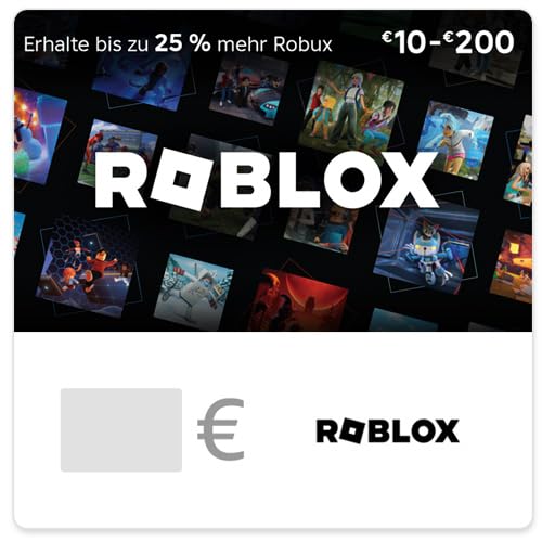 Roblox Gutschein - €10 - Roblox - per E-Mail