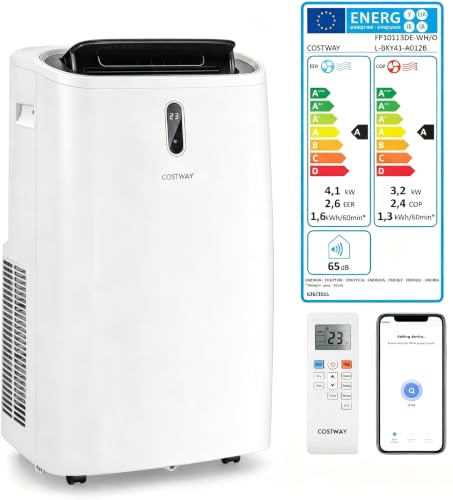 COSTWAY 14000BTU Klimagerät mit Abluftschlauch 4100W