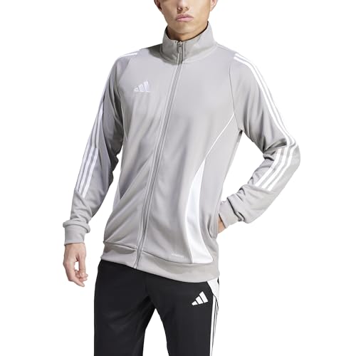 adidas Herren Tiro24 Training Track Suit, team mid grey/white, L