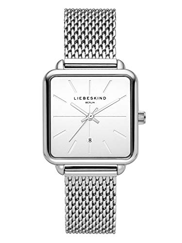 Liebeskind Damen Analog Quarz Armbanduhr mit Edelstahlarmband LT-0150-MQ