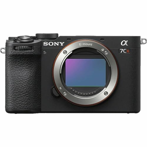 Sony Alpha 7CR | Vollformatkamera ohne Spiegel mit austauschbarem Objektiv (kompakt, 61 MP, Autofokus in Echtzeit, 4K60p), Schwarz