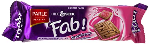 PARLE - Fab H&S Erdbeere Kekse, (1 X 112 GR)