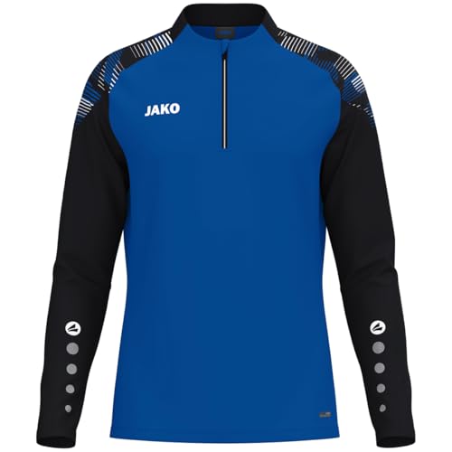 JAKO Unisex Ziptop Sonic, royal/schwarz, S