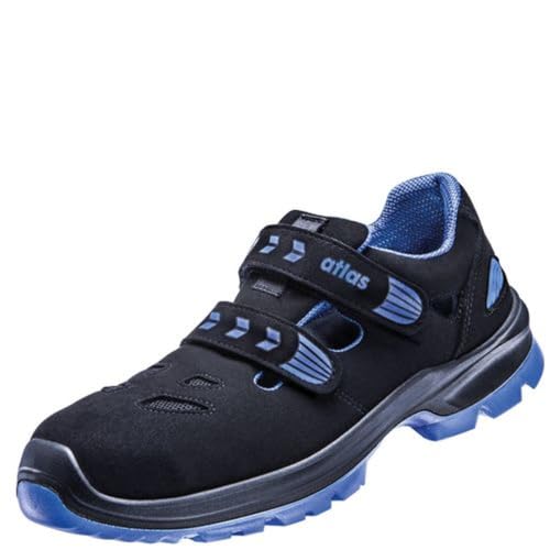 Atlas SL 465 XP Blue ESD Sicherheitschuhe Arbeitsschuhe für Herren und Damen S1P leicht, dynamisch, Aluminiumkappe Weite 10 Größe 43