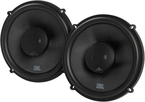 JBL Stadium 62F 2-Wege Auto Lautsprecher Set von Harman Kardon - 255 Watt Autolautsprecher Boxen 165mm, Black