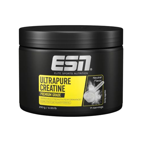 ESN Ultrapure Creatine Monohydrate - geschmacksneutral und vegan - 250 g