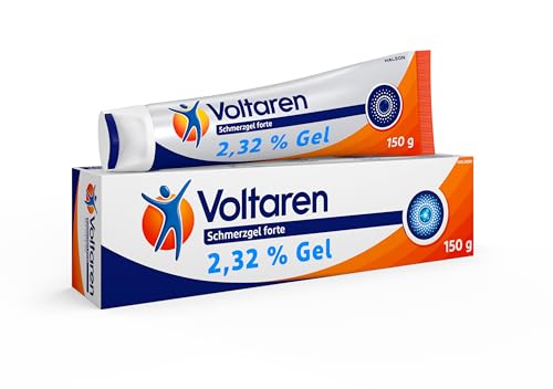 Voltaren Schmerzgel forte 23,2 mg/g Gel mit Diclofenac bei akuten Rückenschmerzen, Muskelschmerzen und Gelenkschmerzen, diclofenac Schmerzgel, 150g