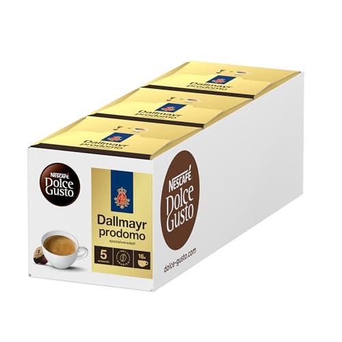 NESCAFÉ DOLCE GUSTO DALLMAYR prodomo Kaffeekapseln 3er Pack (3 x 16 Kapseln)