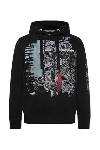 Camp David Herren Hoodie mit Photoprint Black, XL