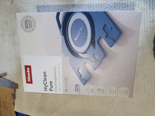 Miele Original Zubehör - Staubsaugerbeutel HyClean Pure GN / Mit bester Filtrationsleistung / Schließt den Staub sicher im Staubsauger ein / Automatischer Beutelverschluss (12281680)
