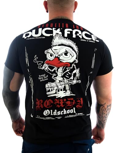 Vendetta Inc. Shirt Duck Face schwarz Männer Tshirt, Sport,Freizeit 1154 (L)