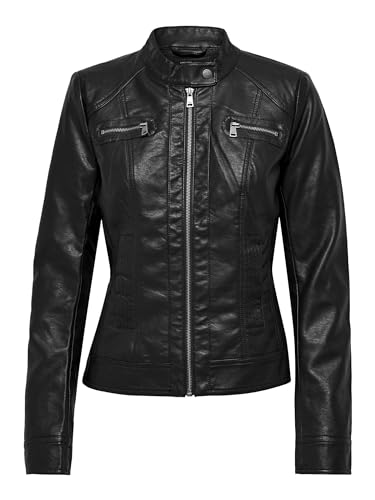 ONLY ONLBANDIT Faux Leather Biker OTW NOOS