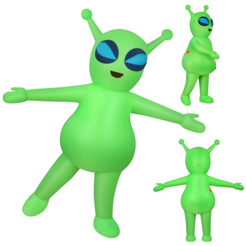 AYBUY Alien Kostüm, Aufblasbares Kostüm für Erwachsene, Karneval Verkleidung, Fasching und Motto-Party, Halloween Kostüm Herren, Halloween Kostum Aufblasbar (Alien mit Tentakeln,Erwachsene)