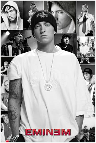 1art1 Eminem Poster Berzerk, Collage Plakat | Bild 91x61 cm