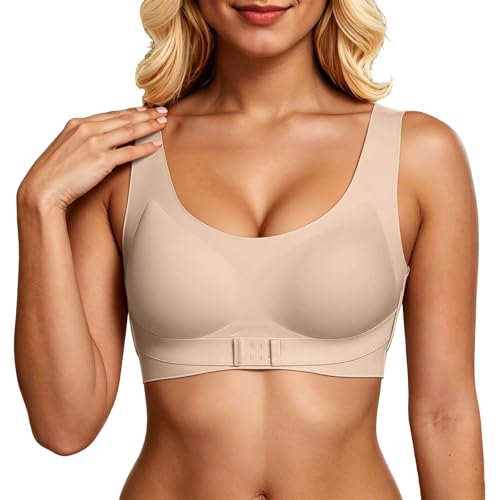 Generisch BH Damen Haltungskorrigierend Unsichtbar, Formgebend & St체tzend, Einstellbare Haltung, Sport-BH-채hnliches R체cken-Design, Bequemes Figurformendes Design, f체r B체ro & Langsitzen